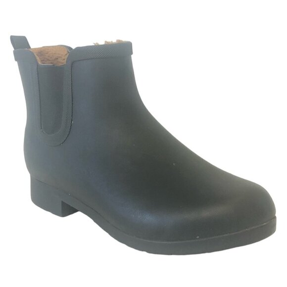 CHOOKA Women's Delridge Chelsea Rain Boot Size 10 Black - Picture 1 of 13